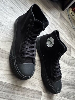 PF Flyers High Top Black Canvas 1993